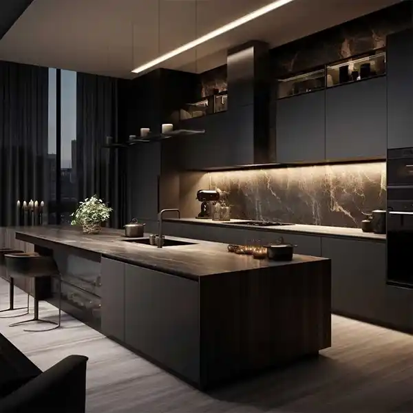 black home design